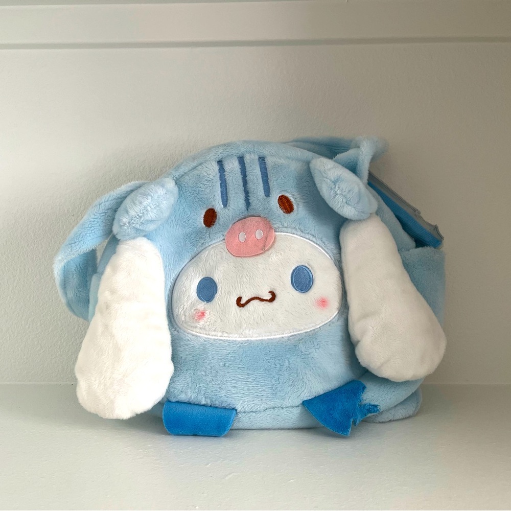 SANRIO Cinnamoroll Blue Plush Handbag